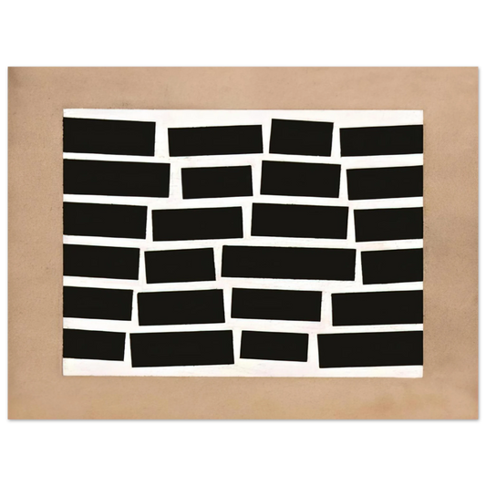 Helio Oiticica - Metaesquema 179 - Neo-Concretism  75x100 cm / 30x40inches Fine Art Poster