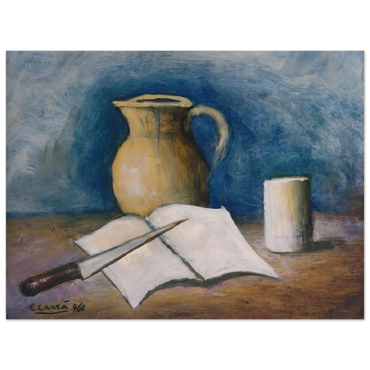 Carlo Carra - NATURA MORTA  75x100 cm / 30x40inches Fine Art Poster