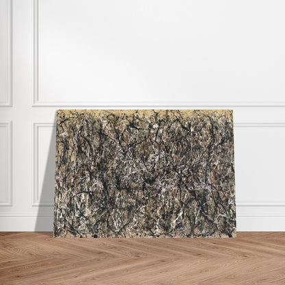 ONE NUMBER 31 1950 - Jackson Pollock Brushed Aluminum Print - 70x100 cm / 28x40 inches | Jackson Pollock Aluminum Print | Jackson Pollock Prints