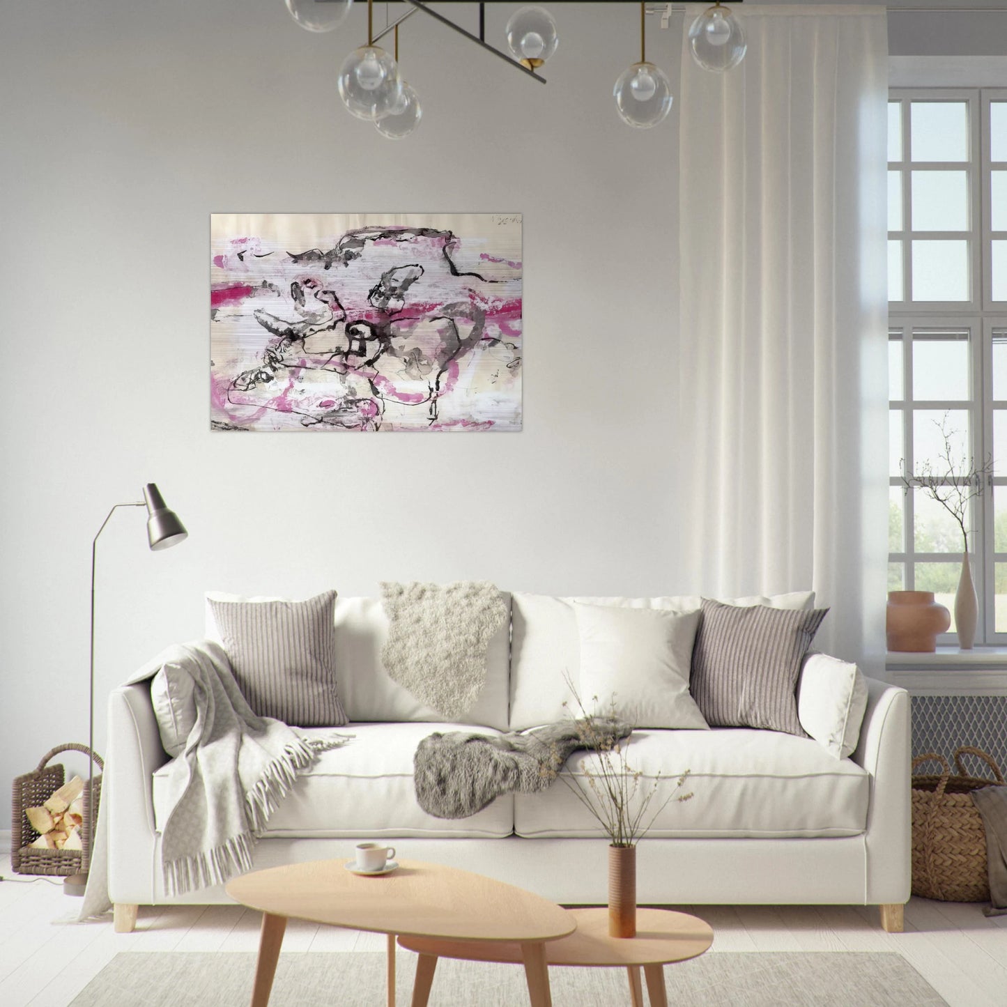 EL-IX - 1966 - Emil Schumacher Brushed Aluminum Print - 70x100 cm / 28x40 inches | Emil Schumacher Aluminum Print | Emil Schumacher Prints
