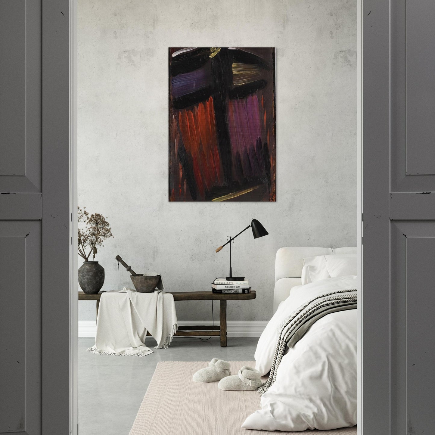 MEDITATION 1936 - Alexej von Jawlensky Brushed Aluminum Print - 70x100 cm / 28x40 inches | Alexej von Jawlensky Aluminum Print | Alexej von Jawlensky Prints