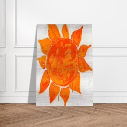 O sole mio! - 1979 - Mario Schifano Brushed Aluminum Print - 70x100 cm / 28x40 inches | Mario Schifano Aluminum Print | Mario Schifano Prints