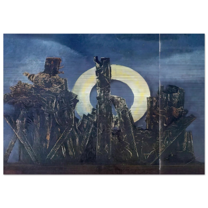 The large forest - Max Ernst Brushed Aluminum Print - 70x100 cm / 28x40 inches | Max Ernst Aluminum Print | Max Ernst Prints