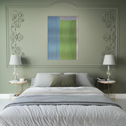 Ocean Park #45 - Richard Diebenkorn Brushed Aluminum Print - 70x100 cm / 28x40 inches | Richard Diebenkorn Aluminum Print | Richard Diebenkorn Prints
