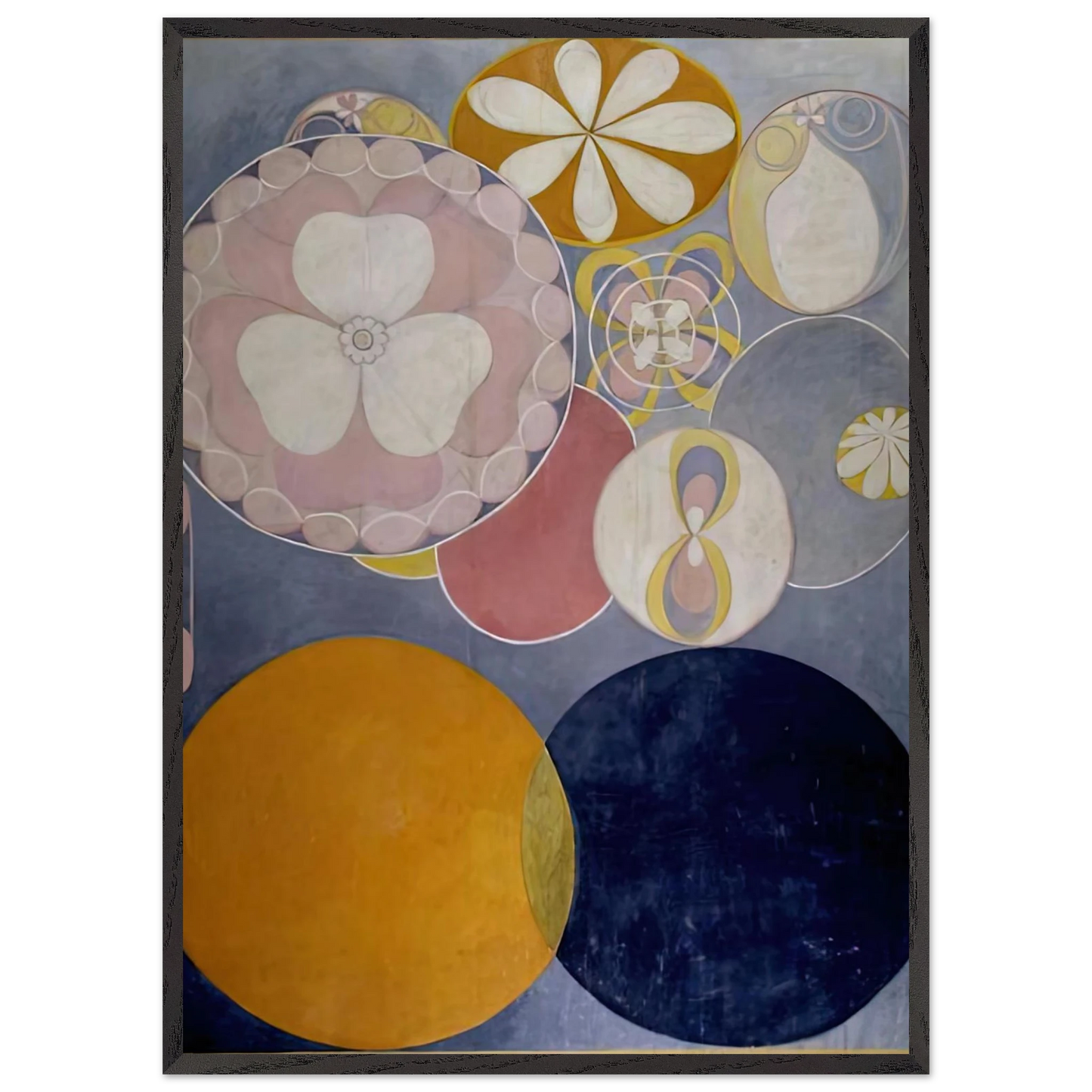 Hilma af Klint - DE TIO ST RSTA N 2 BARNAALDERN 1907 Wall art - 75x100 cm / 30x40 inches - Fine Art Poster-canvas - -