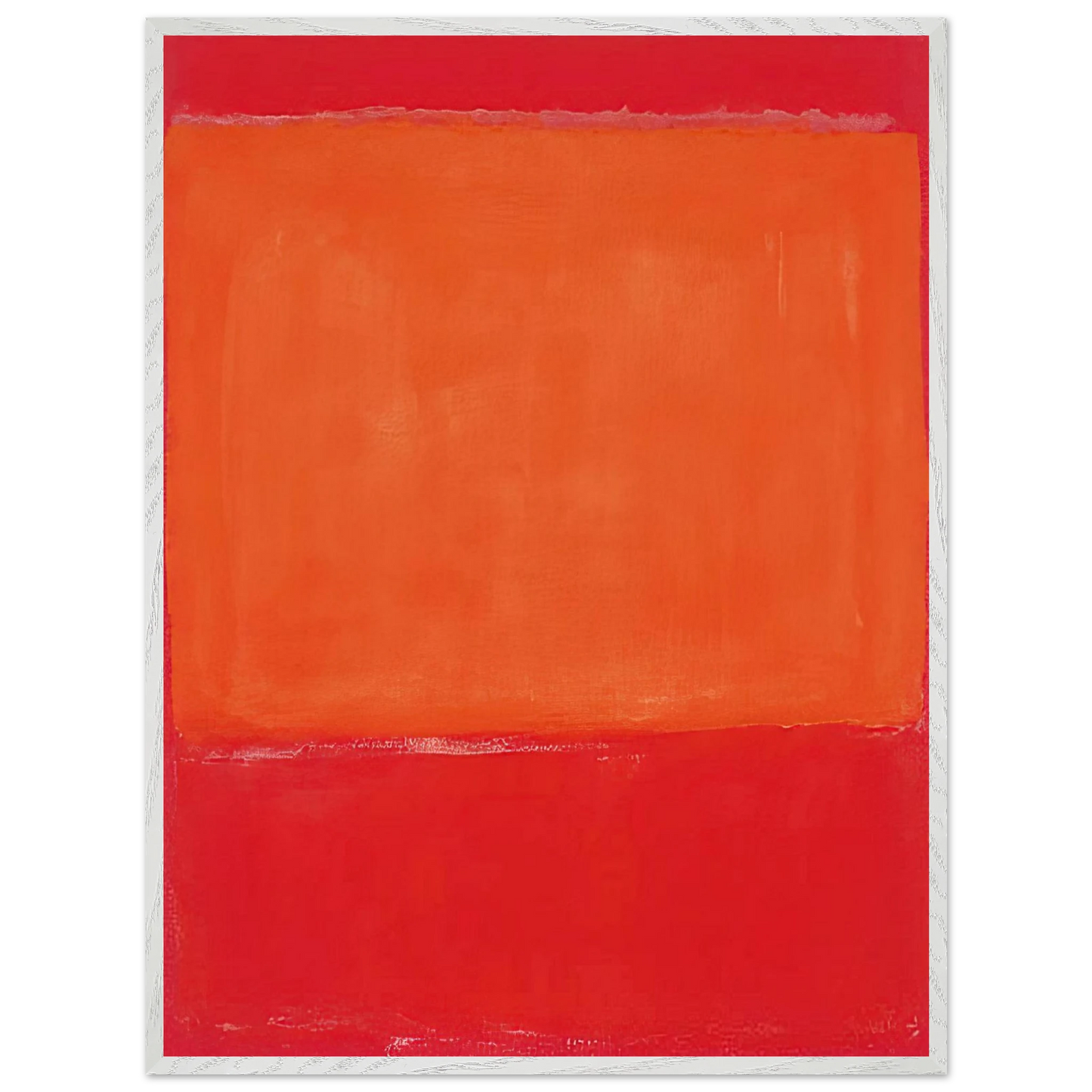 Mark Rothko - Ochre and Red on Red - 1957 Wall Art - 60x80 cm / 24x32 inches - Fine Art Poster-canvas - -