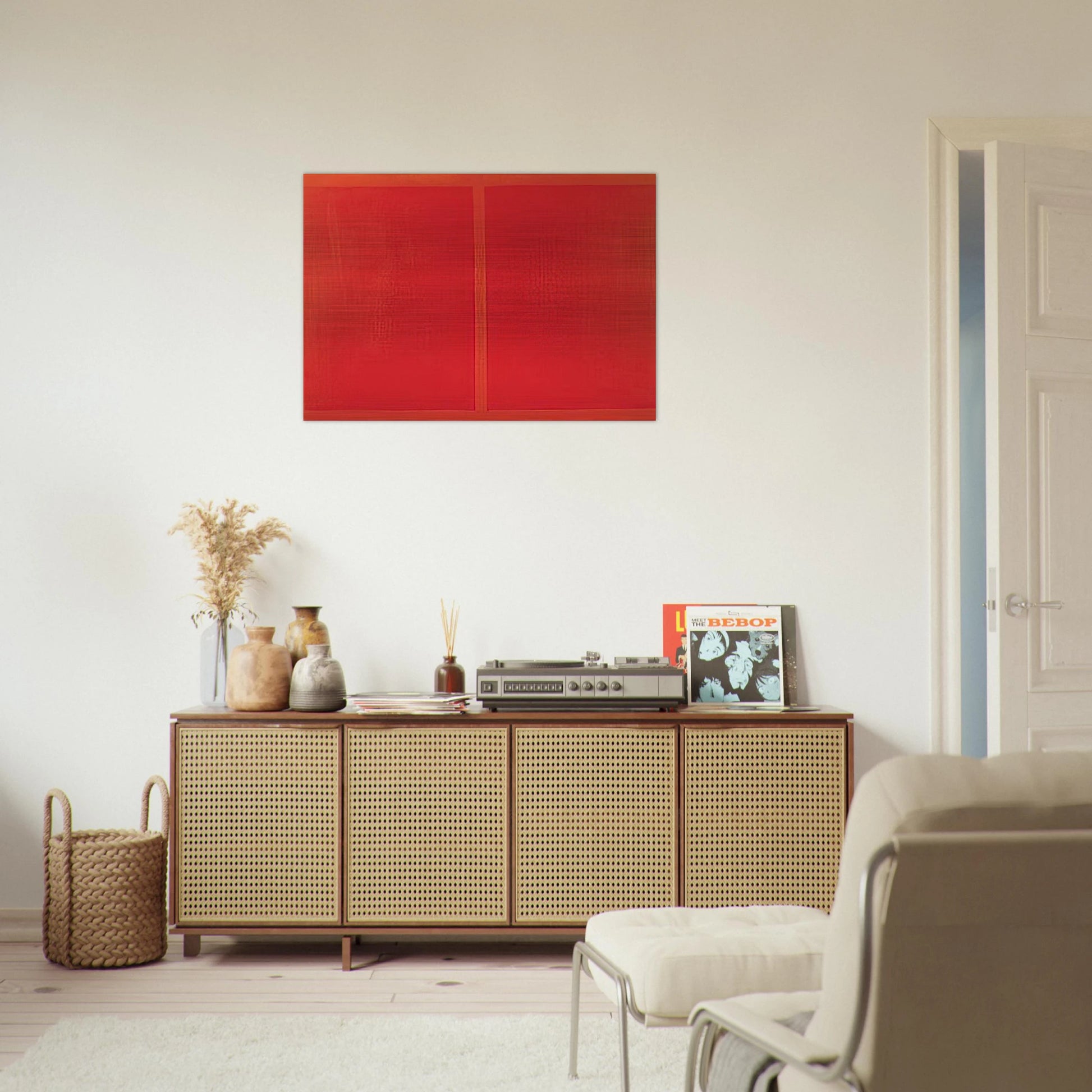 Rettangoli equivalenti - 1965 - Antonio Calderara Brushed Aluminum Print - 70x100 cm / 28x40 inches | Antonio Calderara Aluminum Print | Antonio Calderara Prints