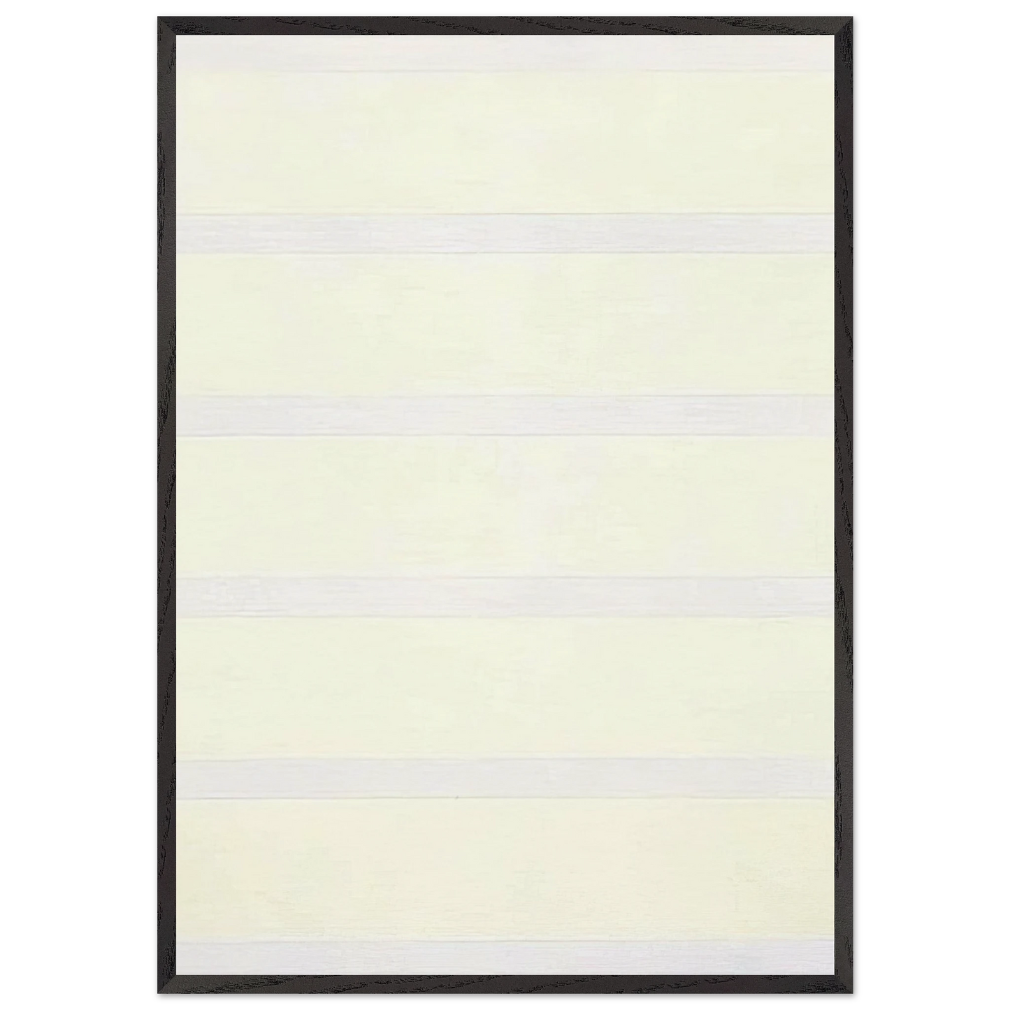 Untitled 15  Peace  - Agnes Martin 70x100 cm / 28x40 inches Framed Art Print – Black Wooden Frame
