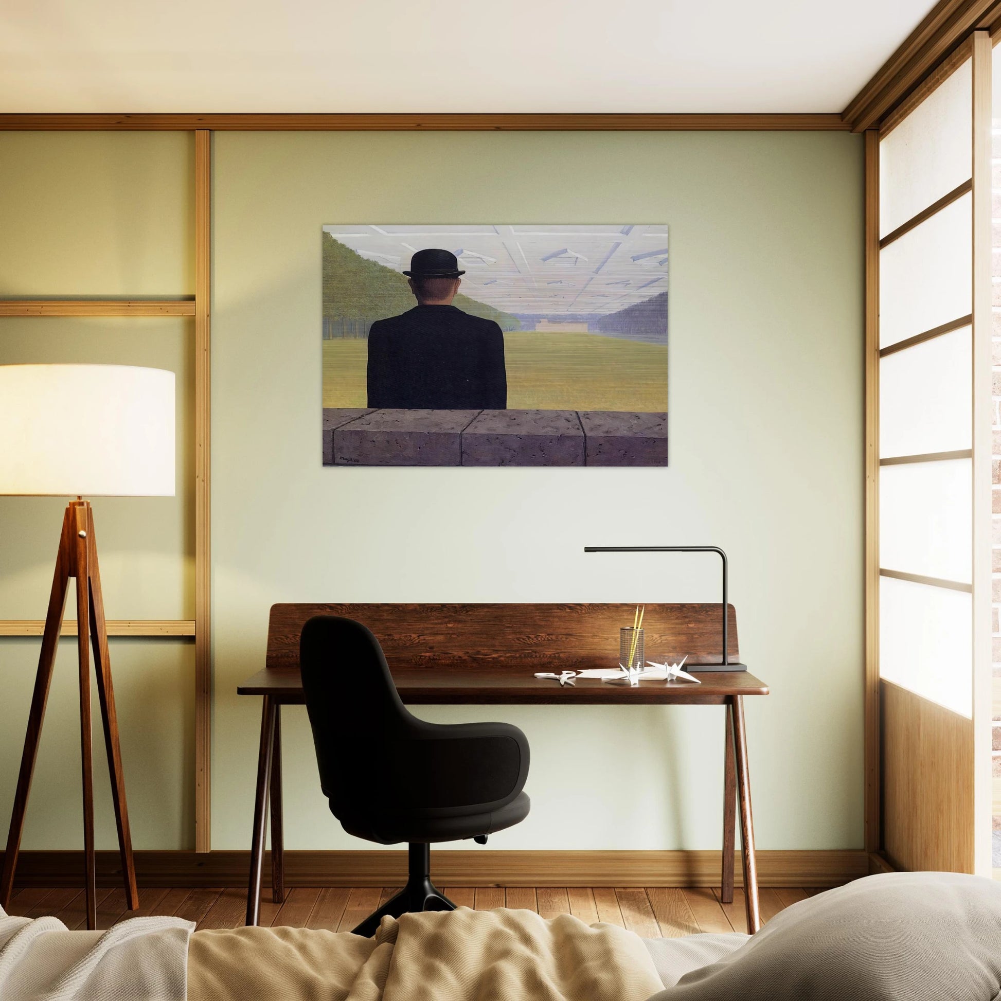 THE GREAT CENTURY 1954 - Rene Magritte Brushed Aluminum Print - 70x100 cm / 28x40 inches | Rene Magritte Aluminum Print | Rene Magritte Prints
