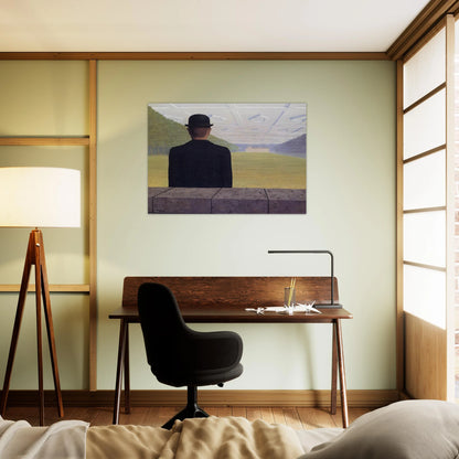 THE GREAT CENTURY 1954 - Rene Magritte Brushed Aluminum Print - 70x100 cm / 28x40 inches | Rene Magritte Aluminum Print | Rene Magritte Prints