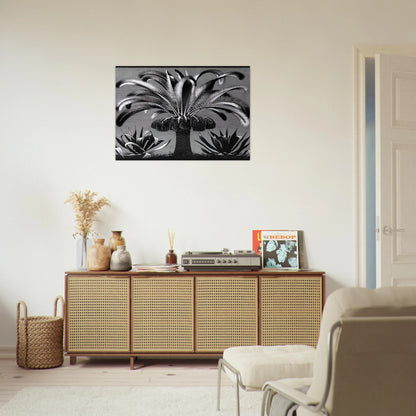 PALM - MC Escher Brushed Aluminum Print - 70x100 cm / 28x40 inches | MC Escher Aluminum Print | MC Escher Prints