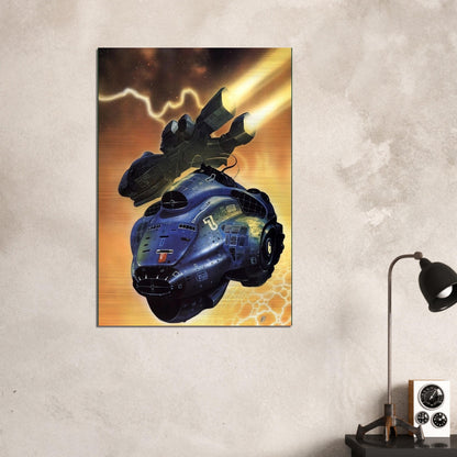 Chris Foss - Chris Foss Brushed Aluminum Print - 70x100 cm / 28x40 inches | Chris Foss Aluminum Print | Chris Foss Prints