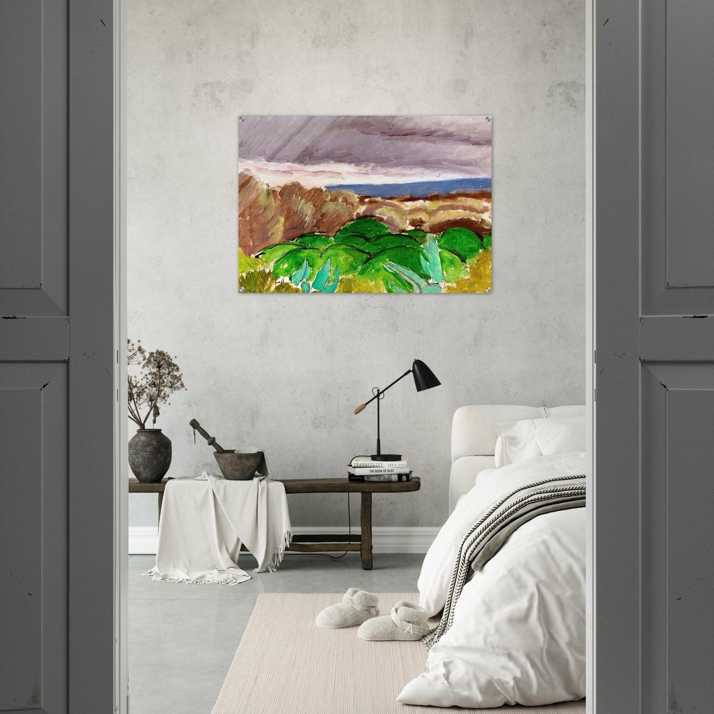 CAGNES LANDSCAPE IN STORMY WEATHER 1917 - Henri Matisse Acrylic Print - 70x100 cm / 28x40″ inches