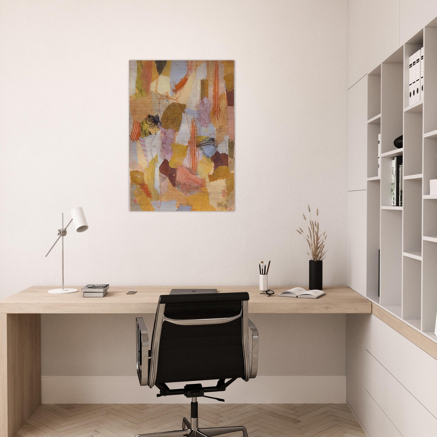 Number 650 - 1953 - Anne Ryan Brushed Aluminum Print - 70x100 cm / 28x40 inches | Anne Ryan Aluminum Print | Anne Ryan Prints