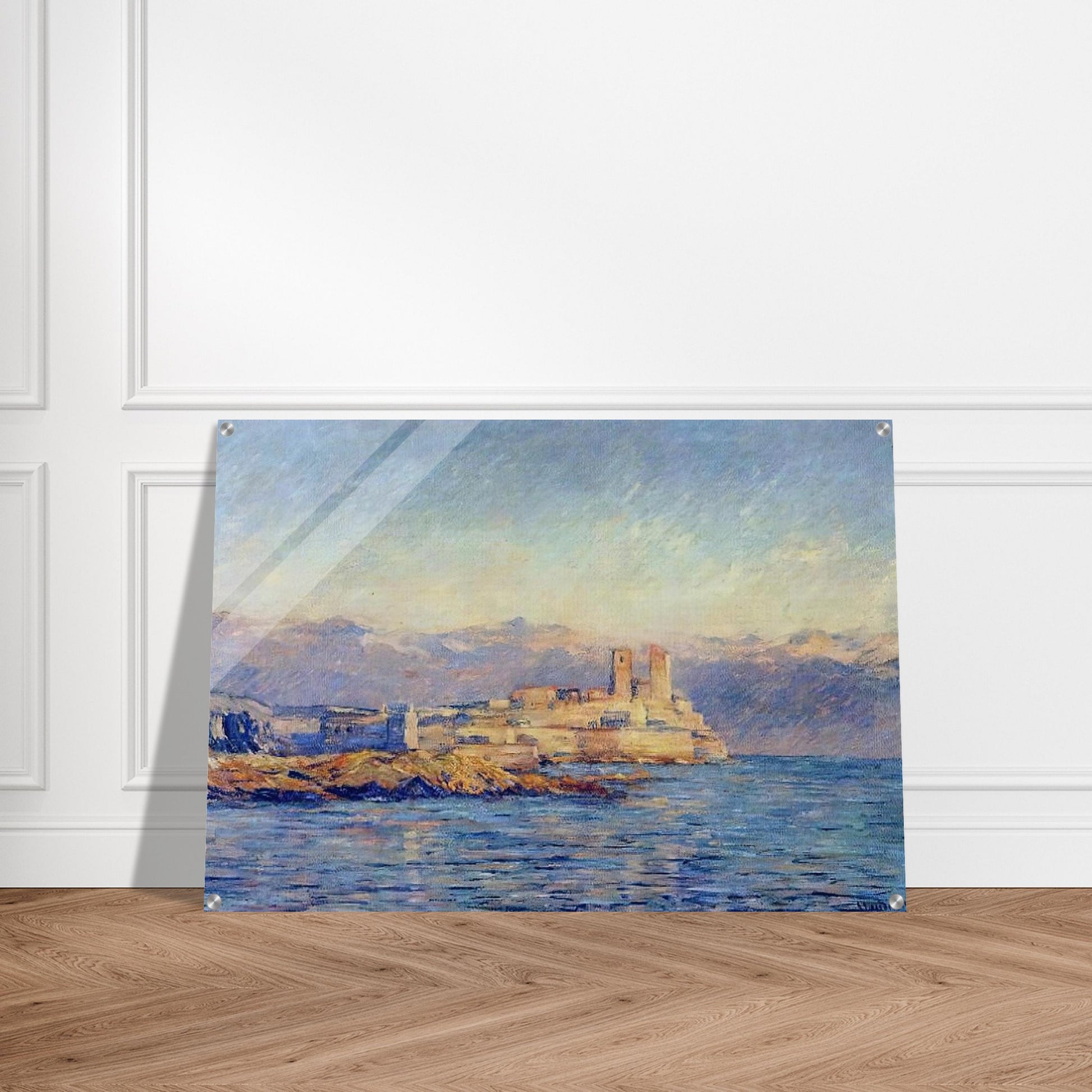 The Castle in Antibes - claude monet Acrylic Print - 70x100 cm / 28x40″ inches