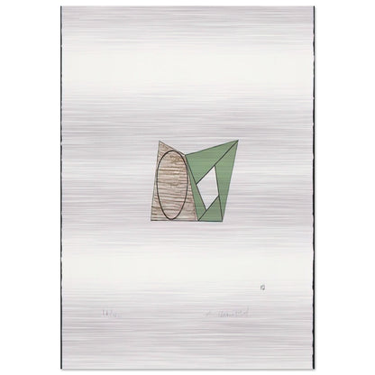 PAGES 10 1989 - Robert Mangold Brushed Aluminum Print - 70x100 cm / 28x40 inches | Robert Mangold Aluminum Print | Robert Mangold Prints