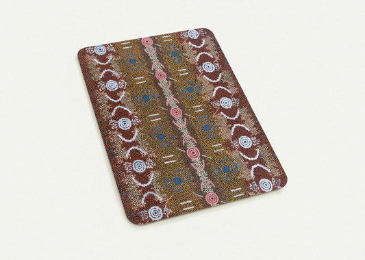 Honey Ant Dreaming - 1993 By Clifford Possum Tjapaltjarri Pack of 10 Post Cards | Clifford Possum Tjapaltjarri Post Cards | A6 (10.5 x 14.8 cm) - 4.1 x 5.8 inches