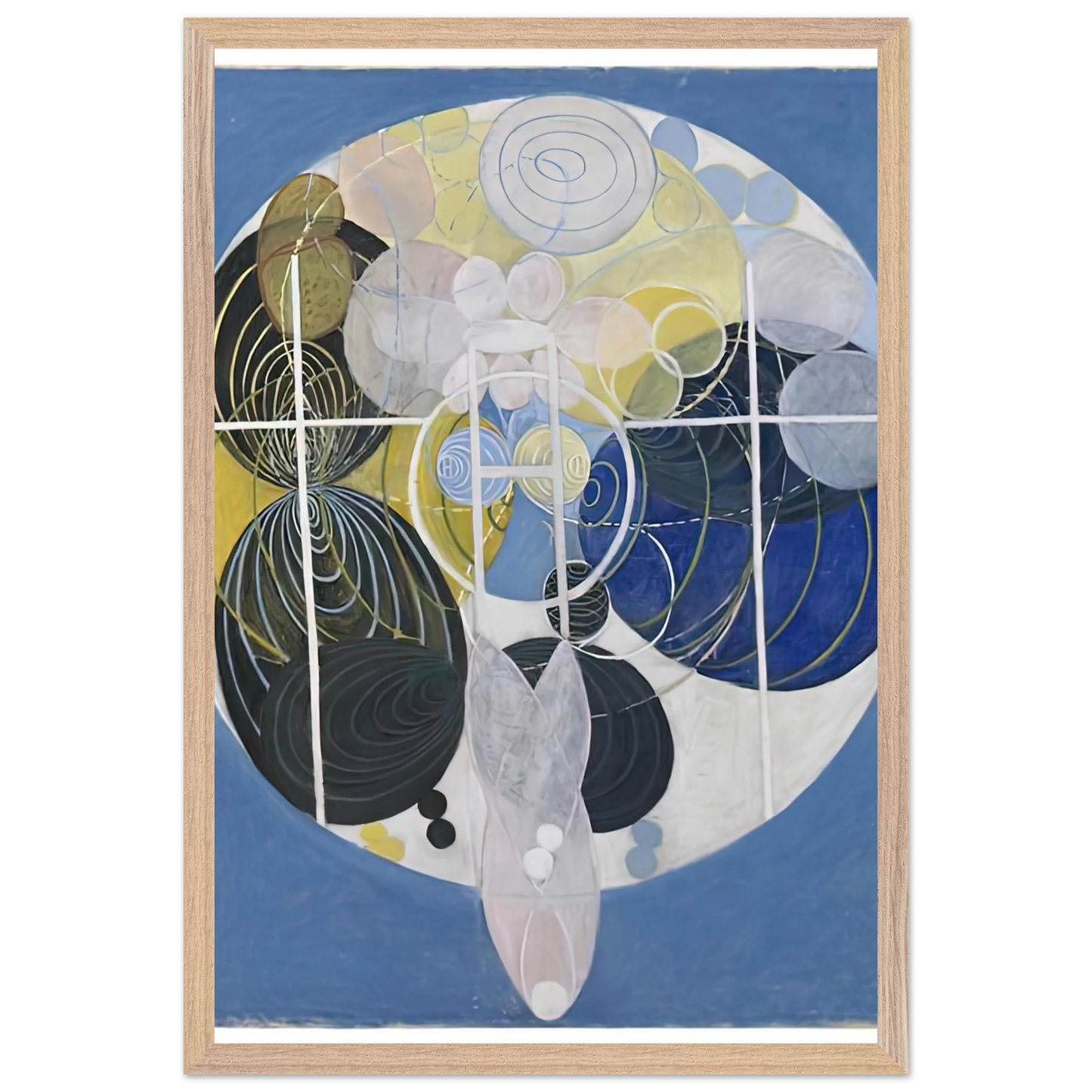 Hilma af Klint - THE LARGE FIGURE PAINTINGS NR 5 1907 Wall art - 70x100 cm / 28x40 inches - Fine Art Poster-canvas - -