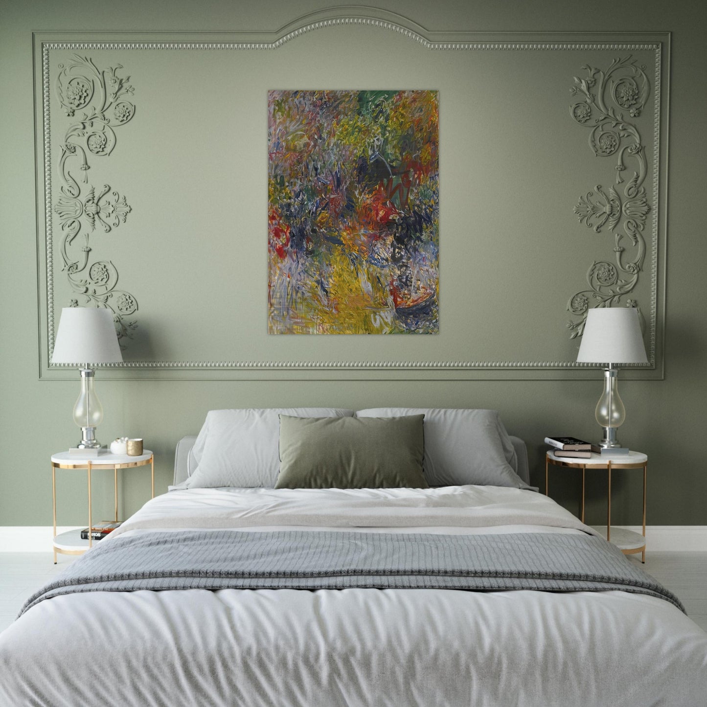 ROSELAND 1959 - Milton Resnick Brushed Aluminum Print - 70x100 cm / 28x40 inches | Milton Resnick Aluminum Print | Milton Resnick Prints