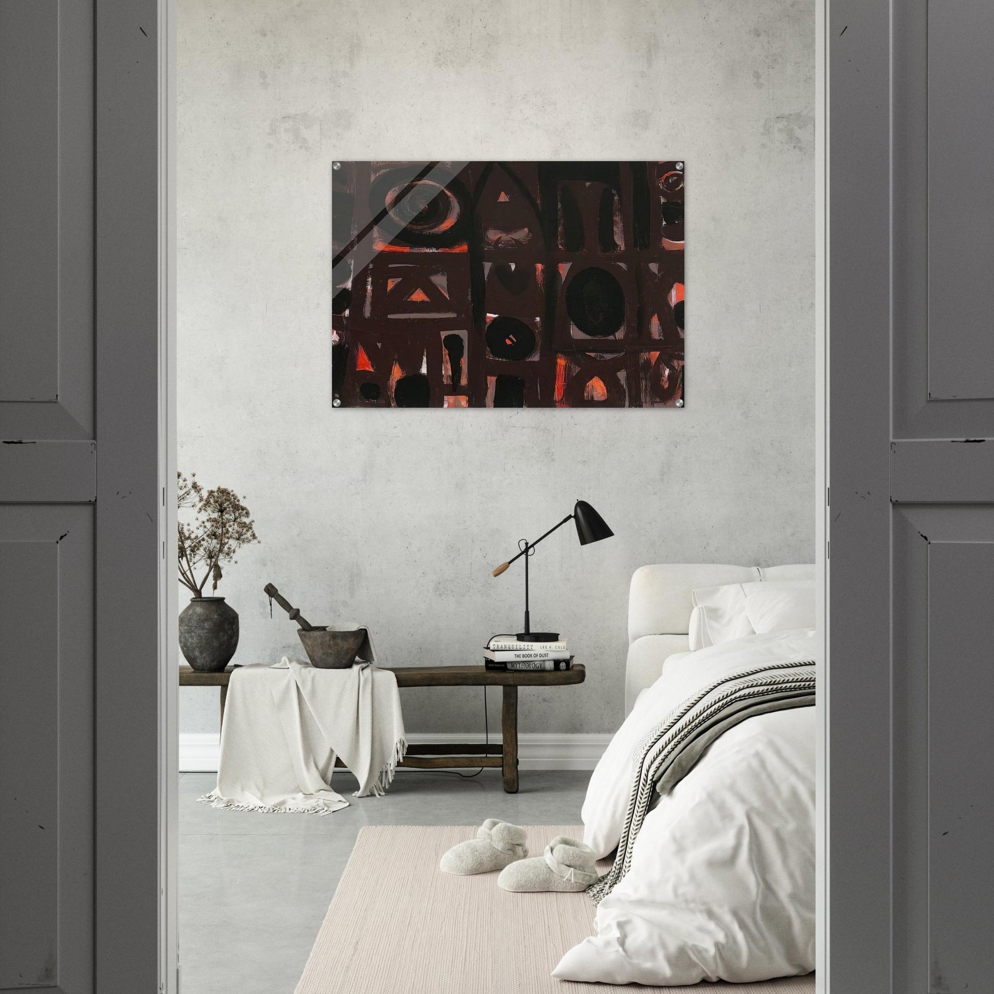 Night Forms - 1950 - Adolph Gottlieb Acrylic Print - 70x100 cm / 28x40″ inches