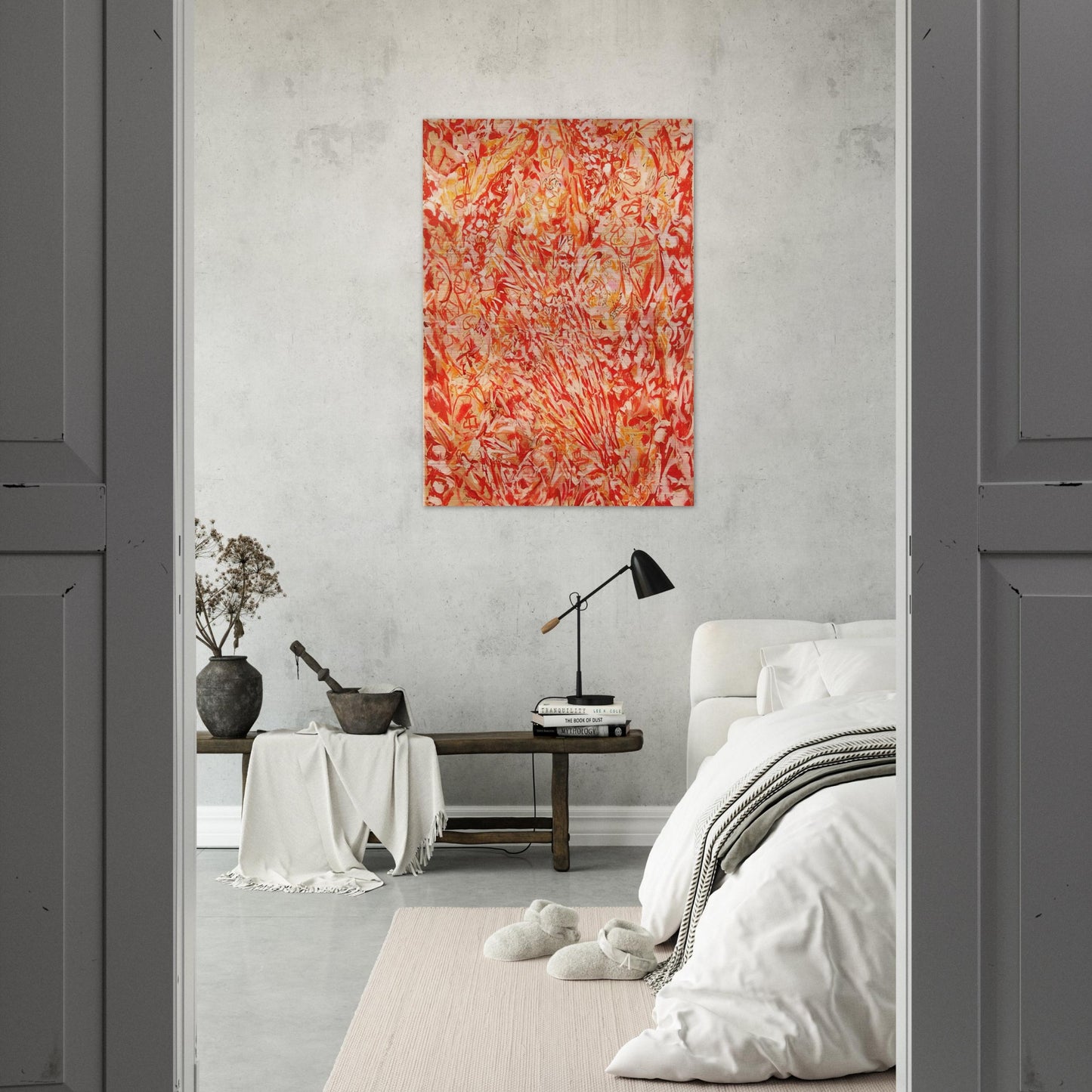 Summer Play - Lee Krasner Brushed Aluminum Print - 70x100 cm / 28x40 inches | Lee Krasner Aluminum Print | Lee Krasner Prints