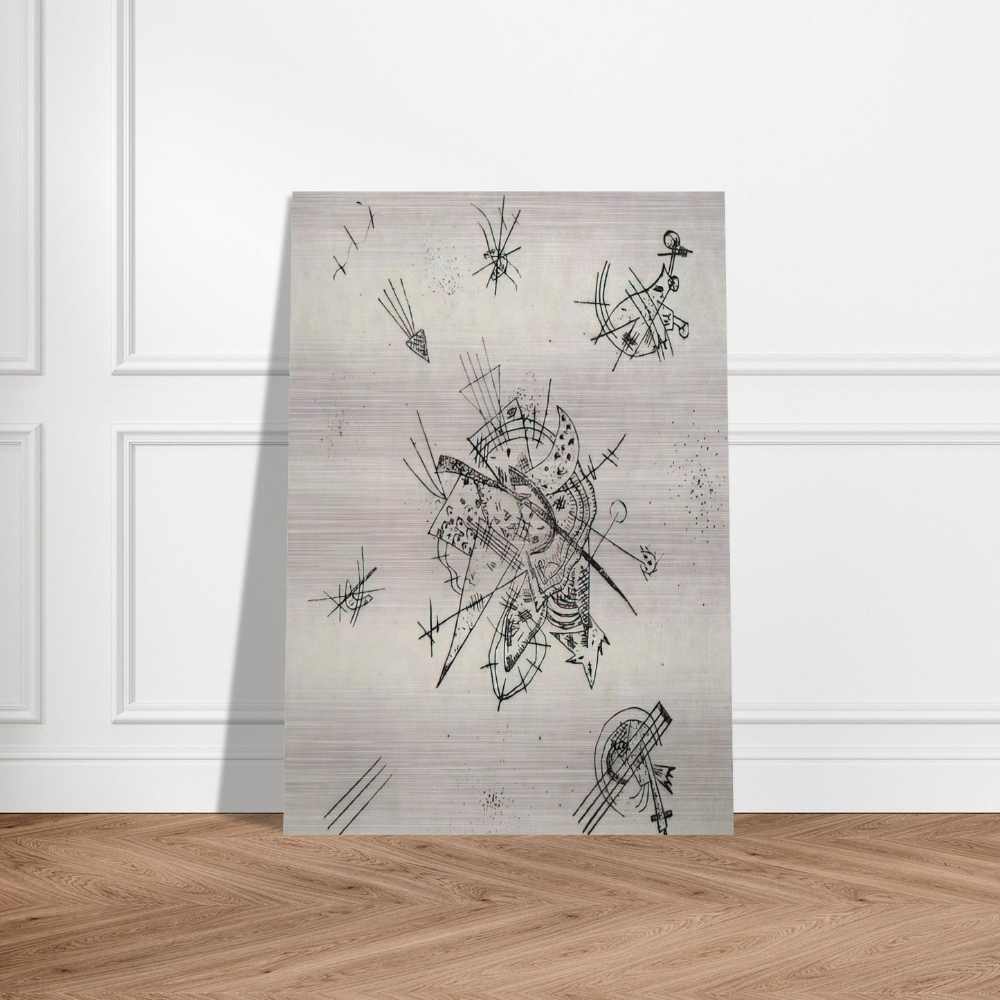 SMALL WORLDS X 1922 - Wassily Kandinsky Brushed Aluminum Print - 70x100 cm / 28x40 inches | Wassily Kandinsky Aluminum Print | Wassily Kandinsky Prints