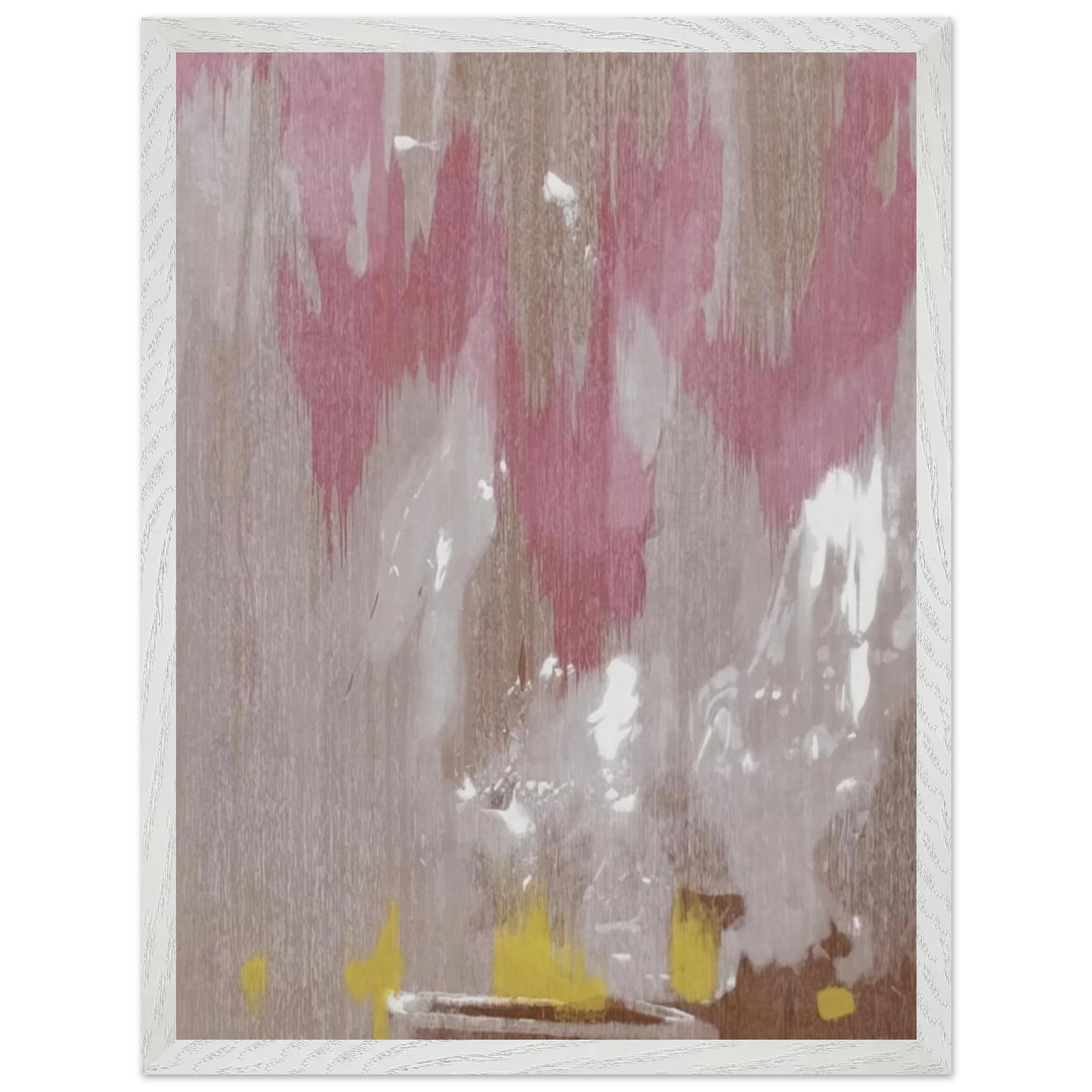 Helen Frankenthaler - Tales of Genji IV - 1998 Wall art - A2 (42 x 59.4  cm) - Premium Wooden Framed Poster With Fine Art Paper - Black frame