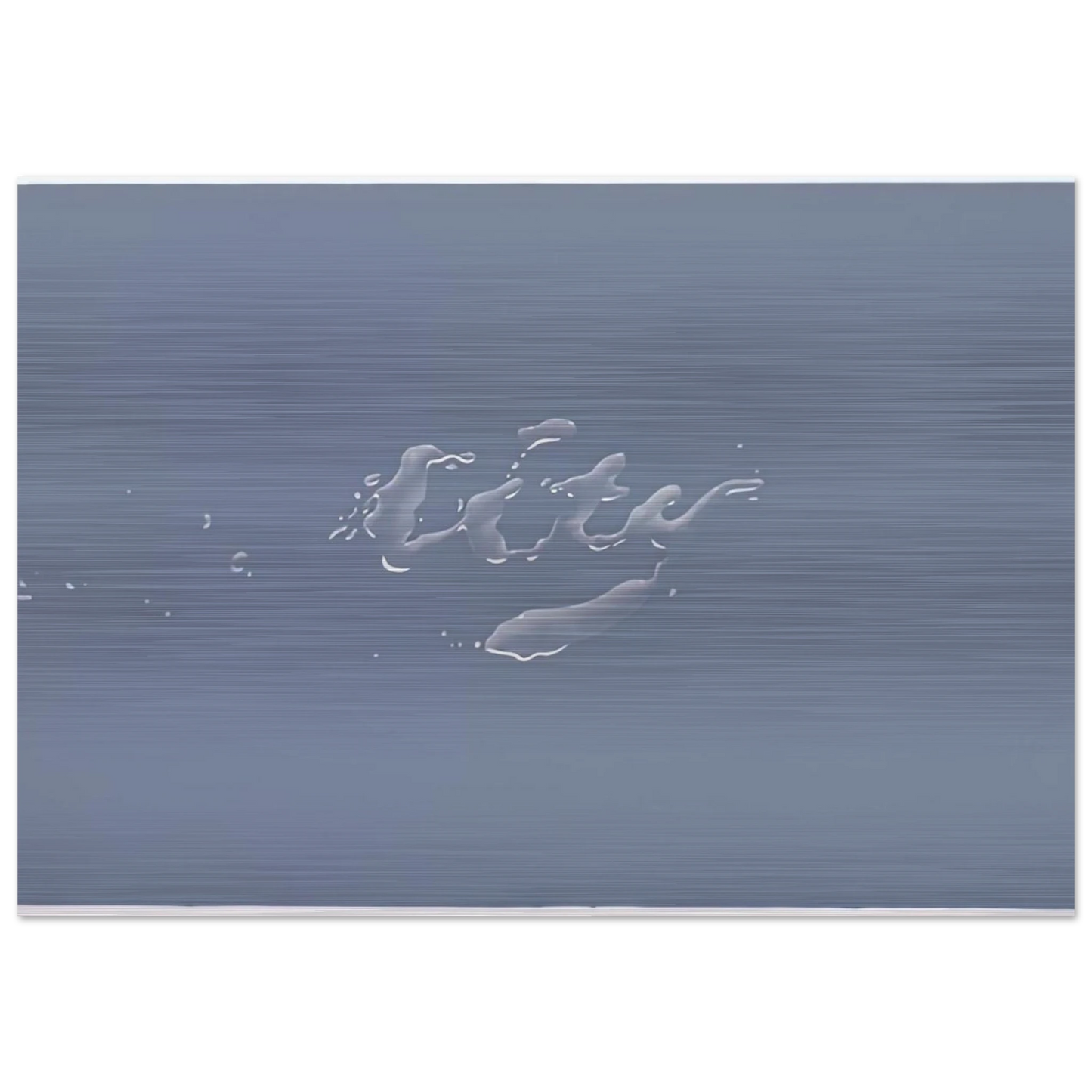 CITY 1969 - Edward Ruscha Brushed Aluminum Print - 70x100 cm / 28x40 inches | Edward Ruscha Aluminum Print | Edward Ruscha Prints