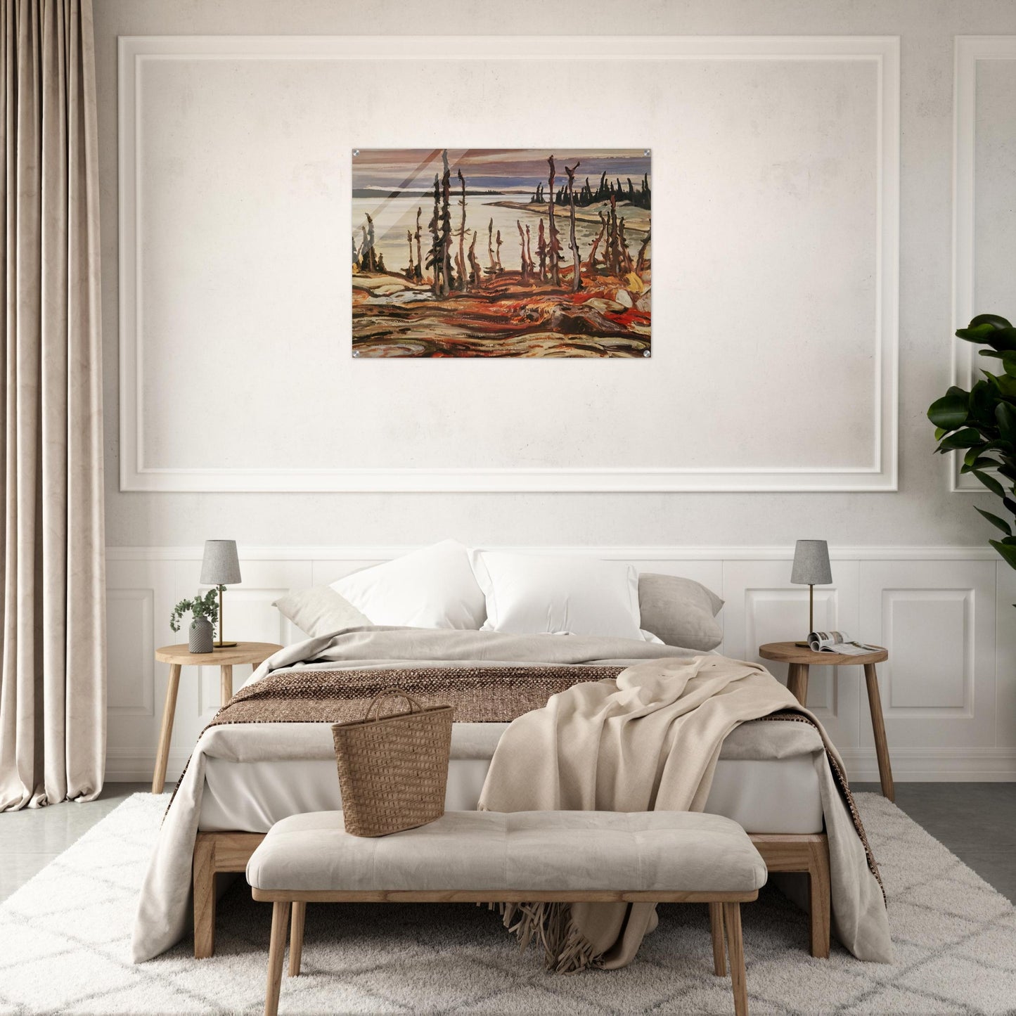 Wilderness, Deese Bay - Art Nouveau Modern - A.Y. Jackson Acrylic Print - 70x100 cm / 28x40″ inches