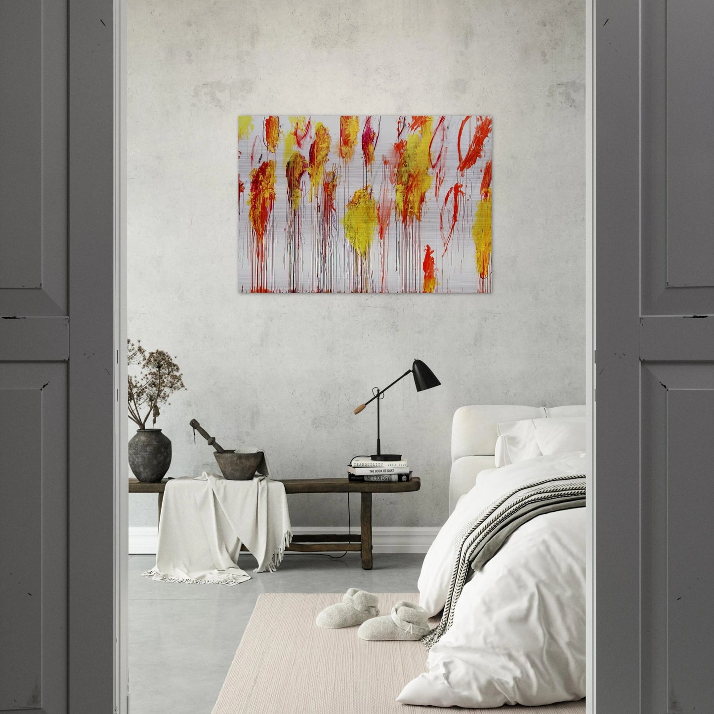 Lepanto, Part XII - Cy Twombly Brushed Aluminum Print - 70x100 cm / 28x40 inches | Cy Twombly Aluminum Print | Cy Twombly Prints