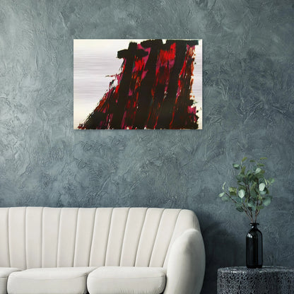 Le Crucifiement - 1978 - Alfred Manessier Brushed Aluminum Print - 70x100 cm / 28x40 inches | Alfred Manessier Aluminum Print | Alfred Manessier Prints