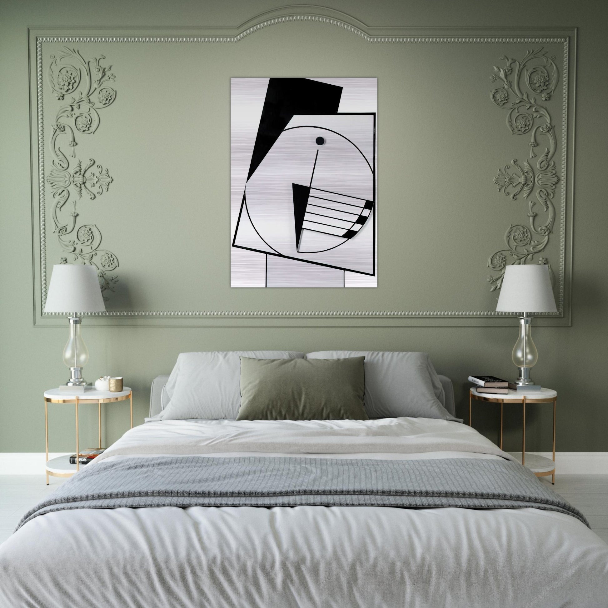 Rythme 3 - 1995 - Carmelo Arden Quin Brushed Aluminum Print - 70x100 cm / 28x40 inches | Carmelo Arden Quin Aluminum Print | Carmelo Arden Quin Prints