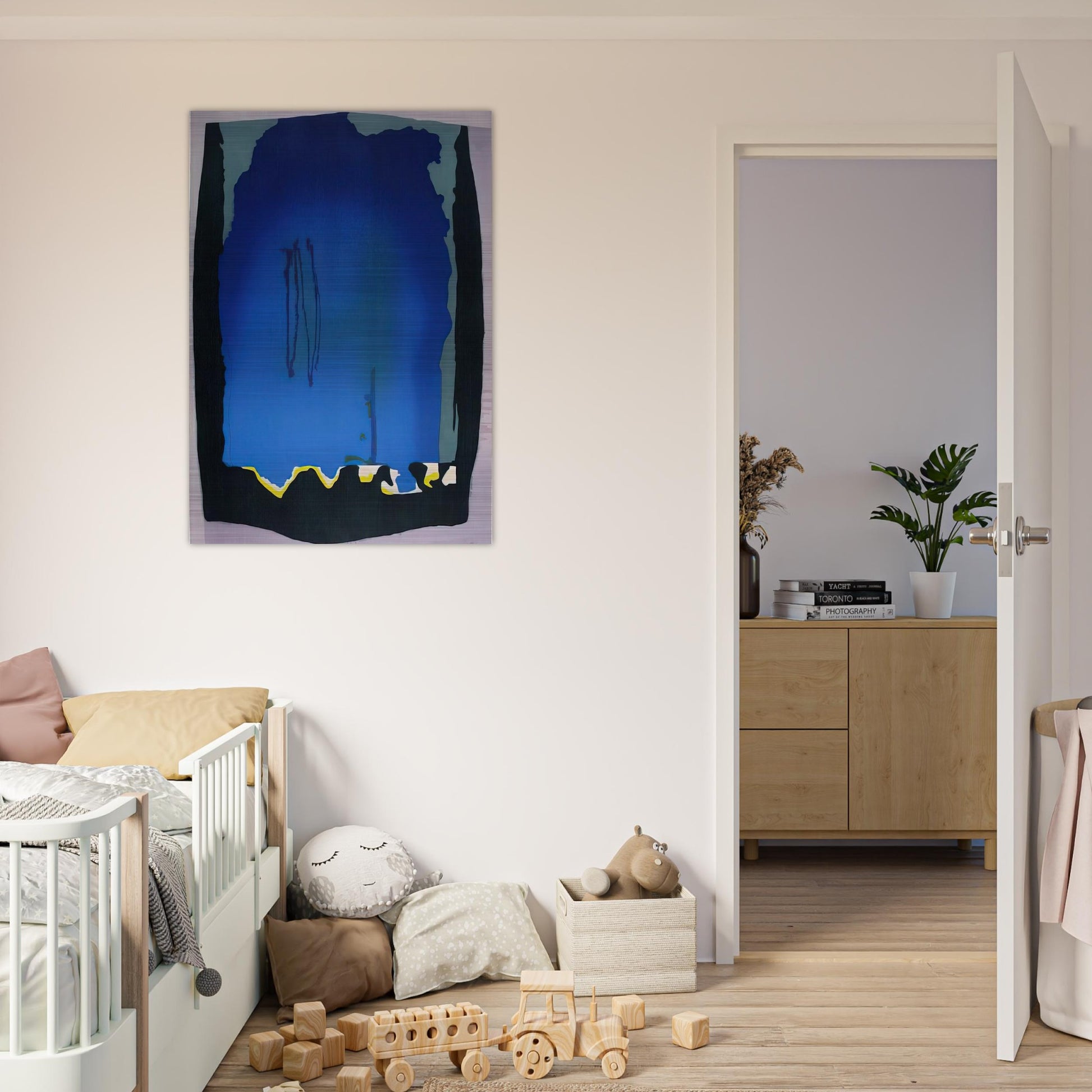 Freefall - 1992 - Helen Frankenthaler Brushed Aluminum Print - 70x100 cm / 28x40 inches | Helen Frankenthaler Aluminum Print | Helen Frankenthaler Prints