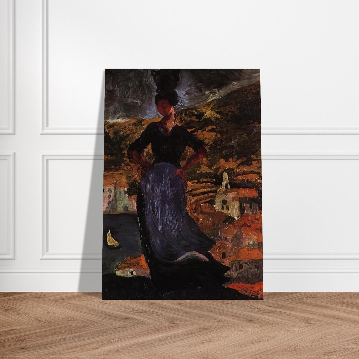 PORTRAIT OF HORTENSIA - Salvador Dali Brushed Aluminum Print - 70x100 cm / 28x40 inches | Salvador Dali Aluminum Print | Salvador Dali Prints