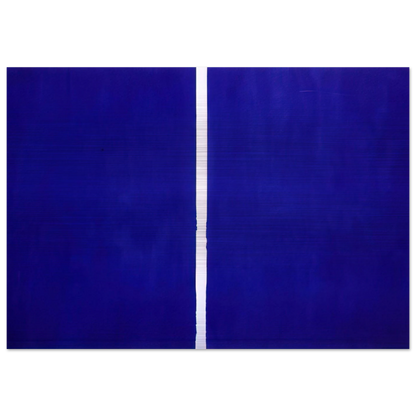 Onement VI - Barnett Newman Brushed Aluminum Print - 70x100 cm / 28x40 inches | Barnett Newman Aluminum Print | Barnett Newman Prints