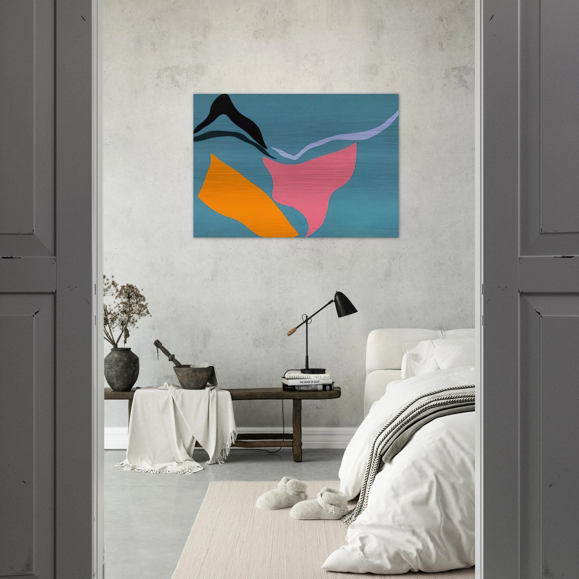 Untitled - 1971 - Ray Parker Brushed Aluminum Print - 70x100 cm / 28x40 inches | Ray Parker Aluminum Print | Ray Parker Prints