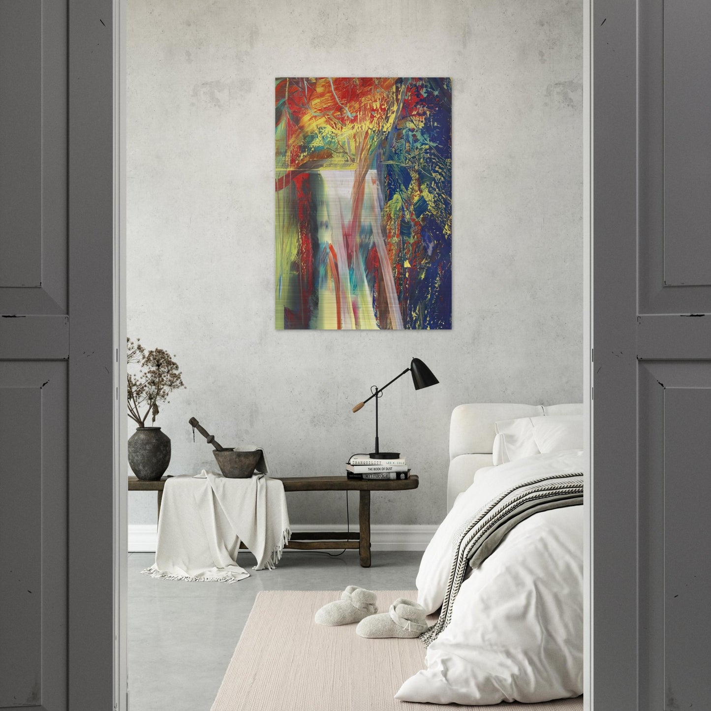 ABSTRACT PAINTING 610 1 - Gerhard Richter Brushed Aluminum Print - 70x100 cm / 28x40 inches | Gerhard Richter Aluminum Print | Gerhard Richter Prints