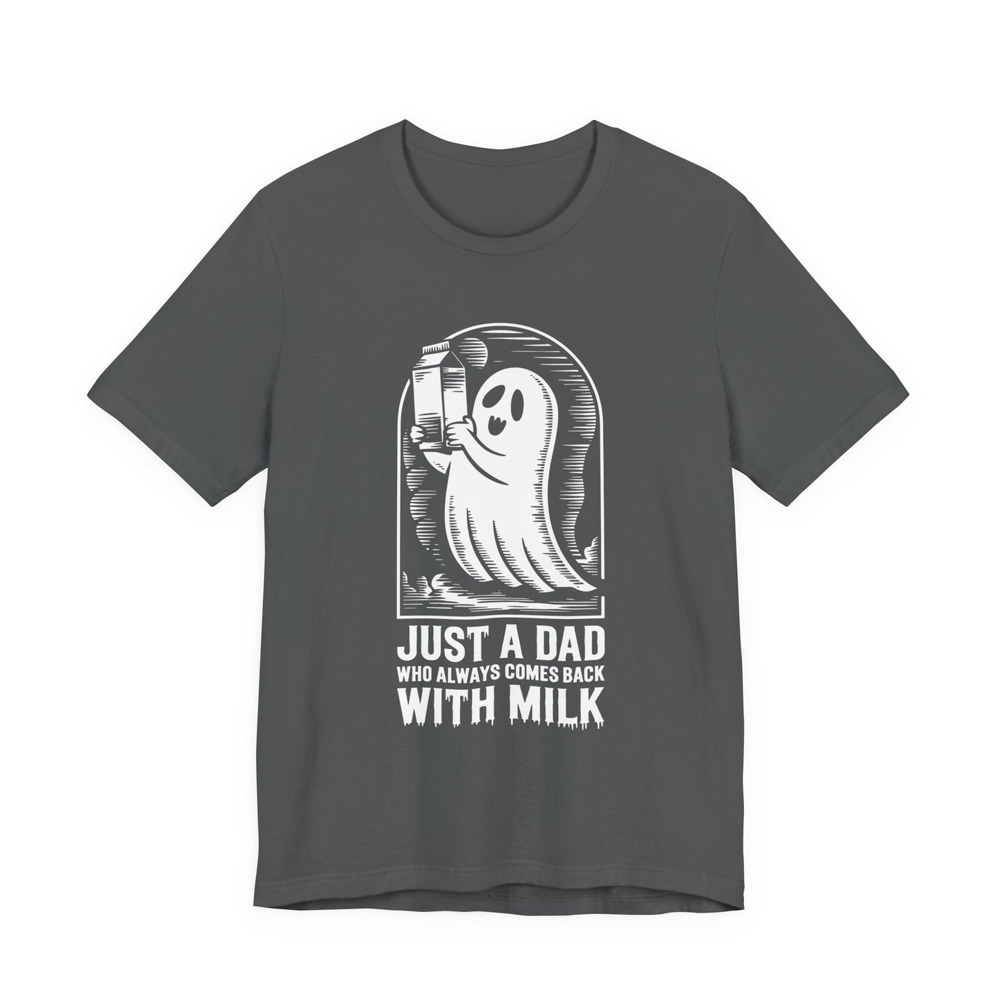 gewoon een papa die altijd melk mee terugnam halloween T-shirt - Unisex Jersey korte mouw T-shirt