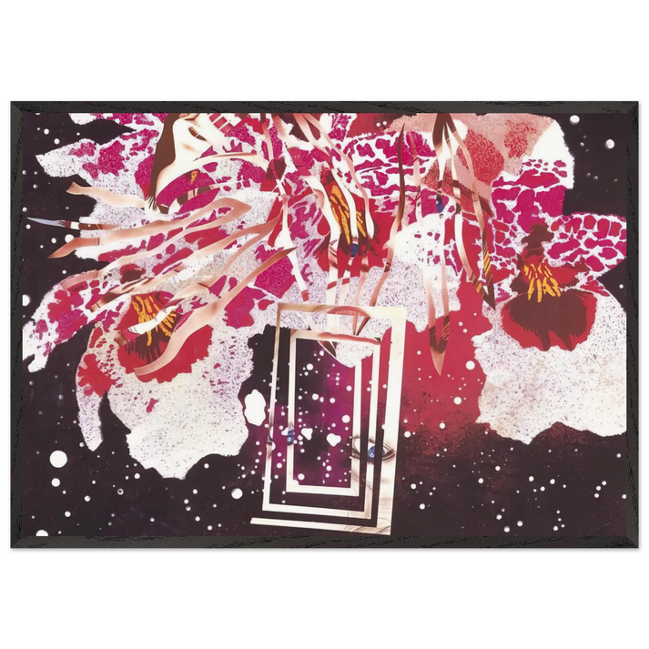 Time Door Time DOr - James Rosenquist 70x100 cm / 28x40 inches Framed Art Print – Black Wooden Frame