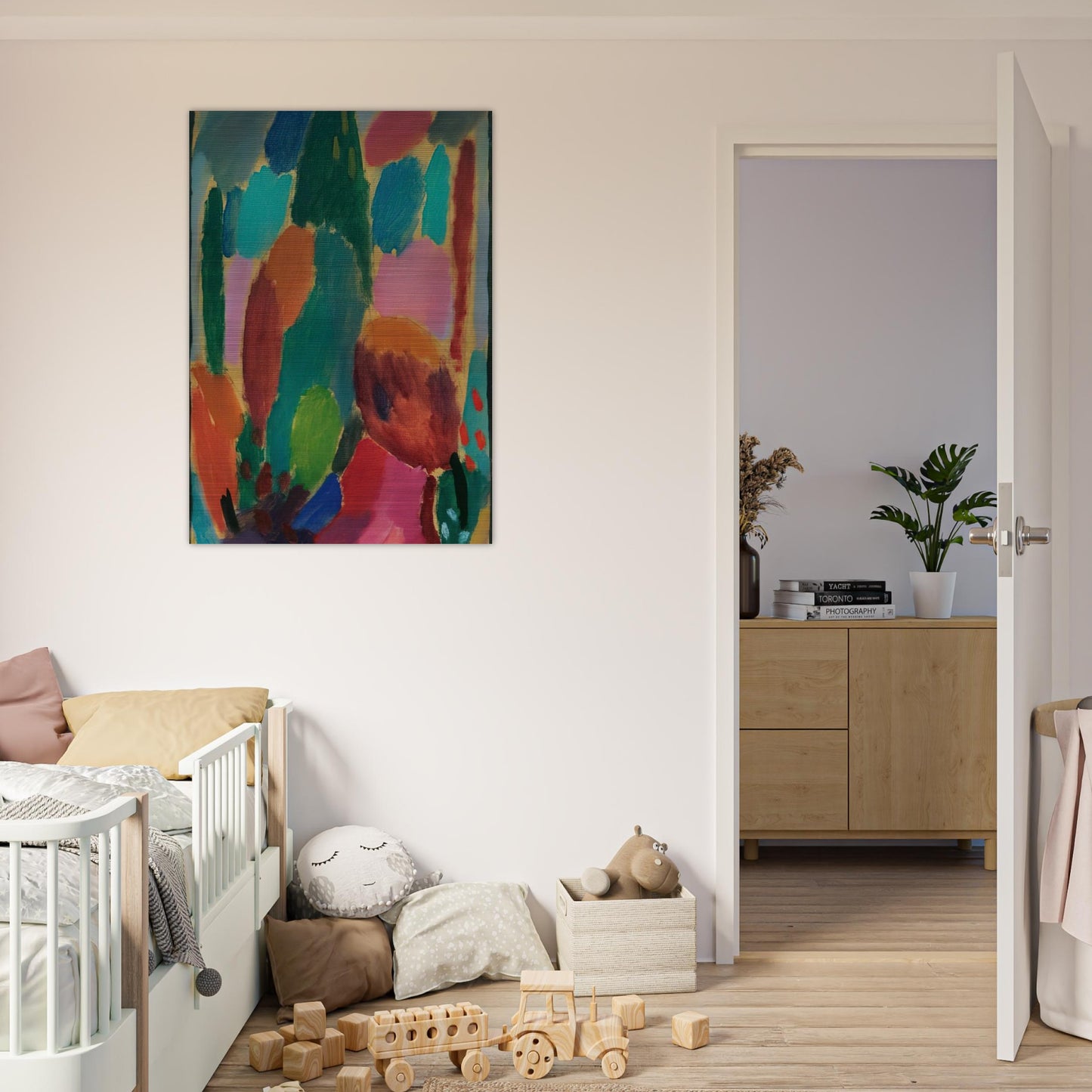 VARIATION Z RTLICHKEITEN 1917 - Alexej von Jawlensky Brushed Aluminum Print - 70x100 cm / 28x40 inches | Alexej von Jawlensky Aluminum Print | Alexej von Jawlensky Prints