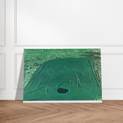 Postcard Hyde Park - 1969 - Dieter Roth Brushed Aluminum Print - 70x100 cm / 28x40 inches | Dieter Roth Aluminum Print | Dieter Roth Prints