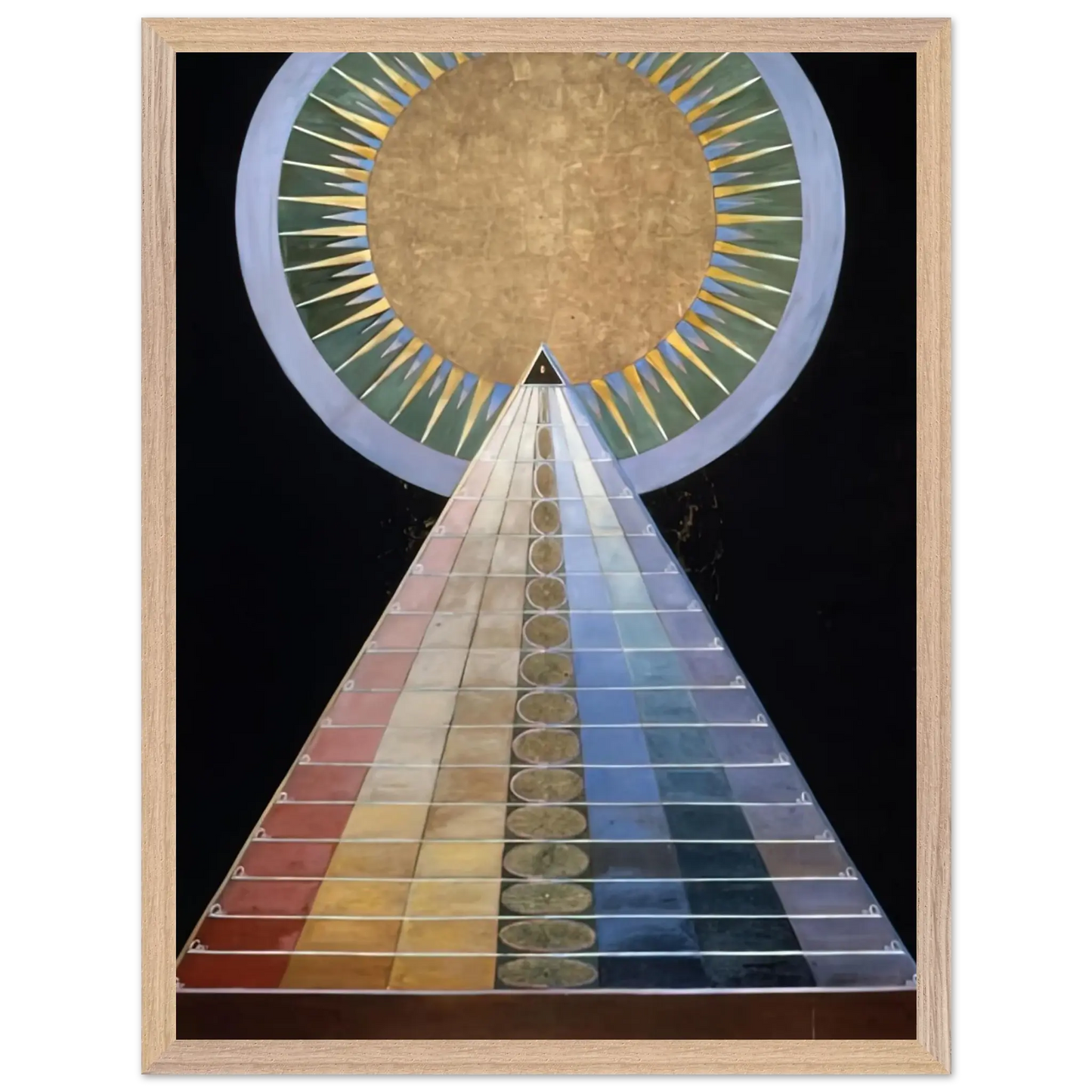 Hilma af Klint - ALTAR PAINTING 1915 Wall art - A2 (42 x 59.4  cm) - Fine Art Poster - -