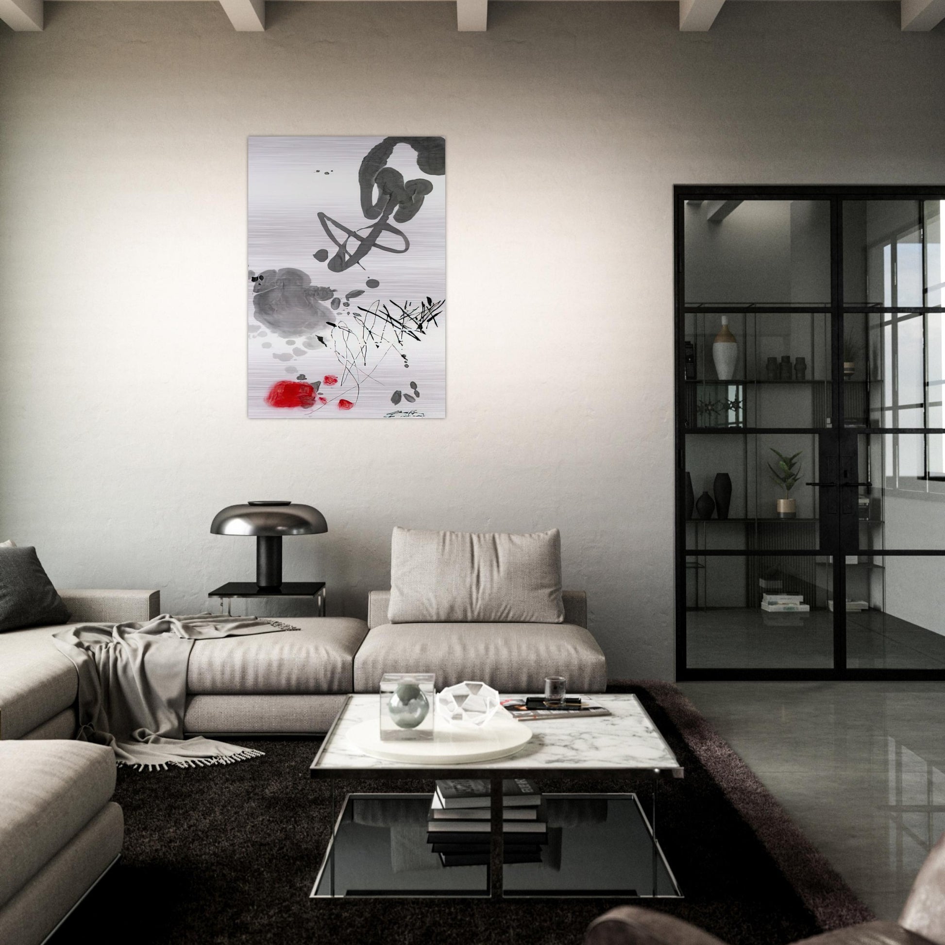 MAR 08 NO 7 2008 - Chu teh Chun Brushed Aluminum Print - 70x100 cm / 28x40 inches | Chu teh Chun Aluminum Print | Chu teh Chun Prints