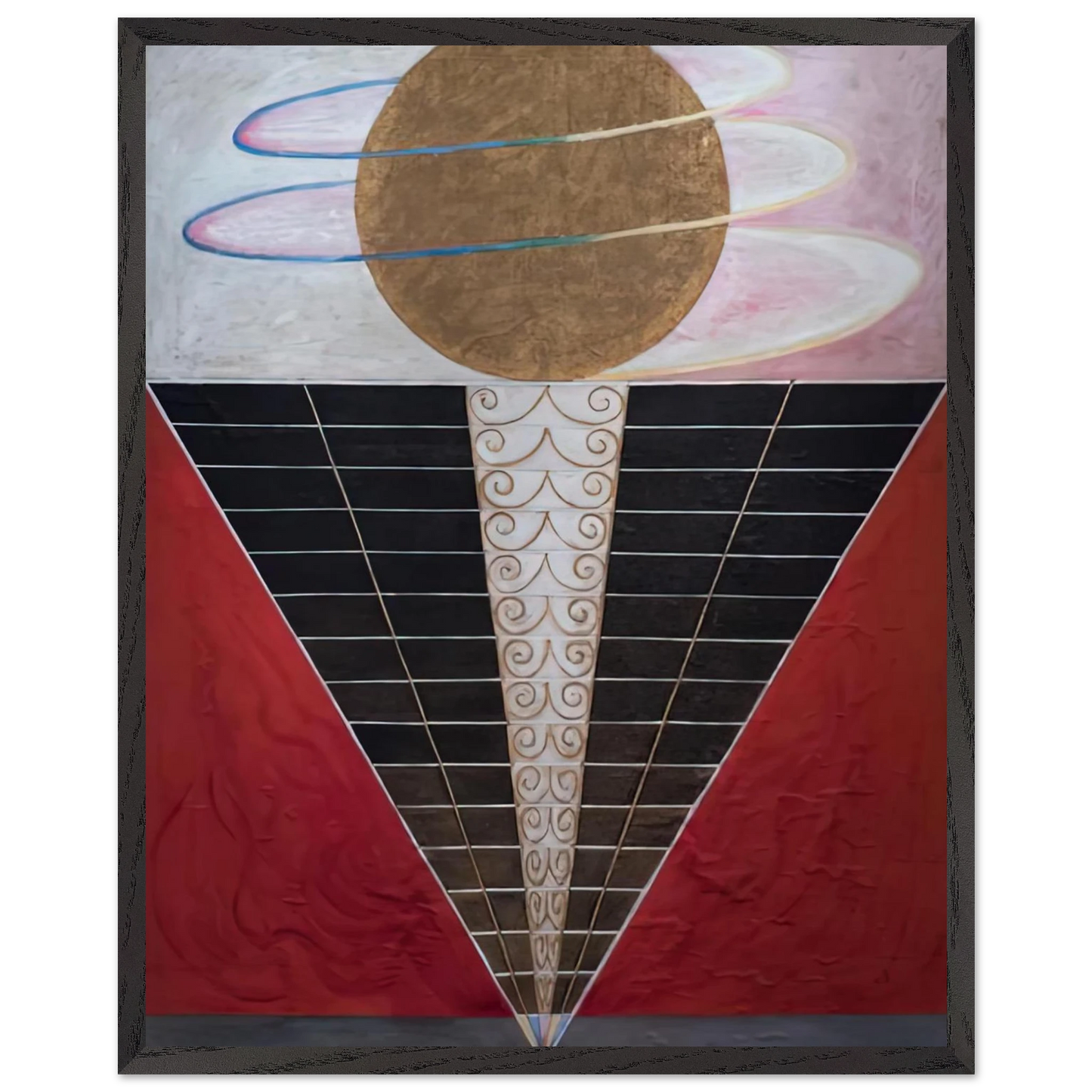 Hilma af Klint - ALTARPIECE NO 2 1915 Wall art - 20x25 cm / 8x10 inches - Fine Art Poster-canvas - -