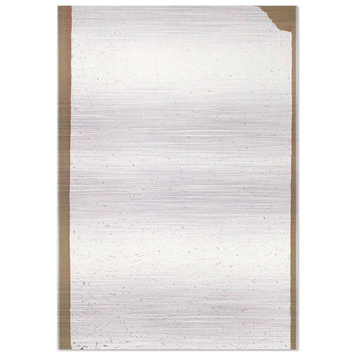 Convention - 2002 - Robert Ryman Brushed Aluminum Print - 70x100 cm / 28x40 inches | Robert Ryman Aluminum Print | Robert Ryman Prints