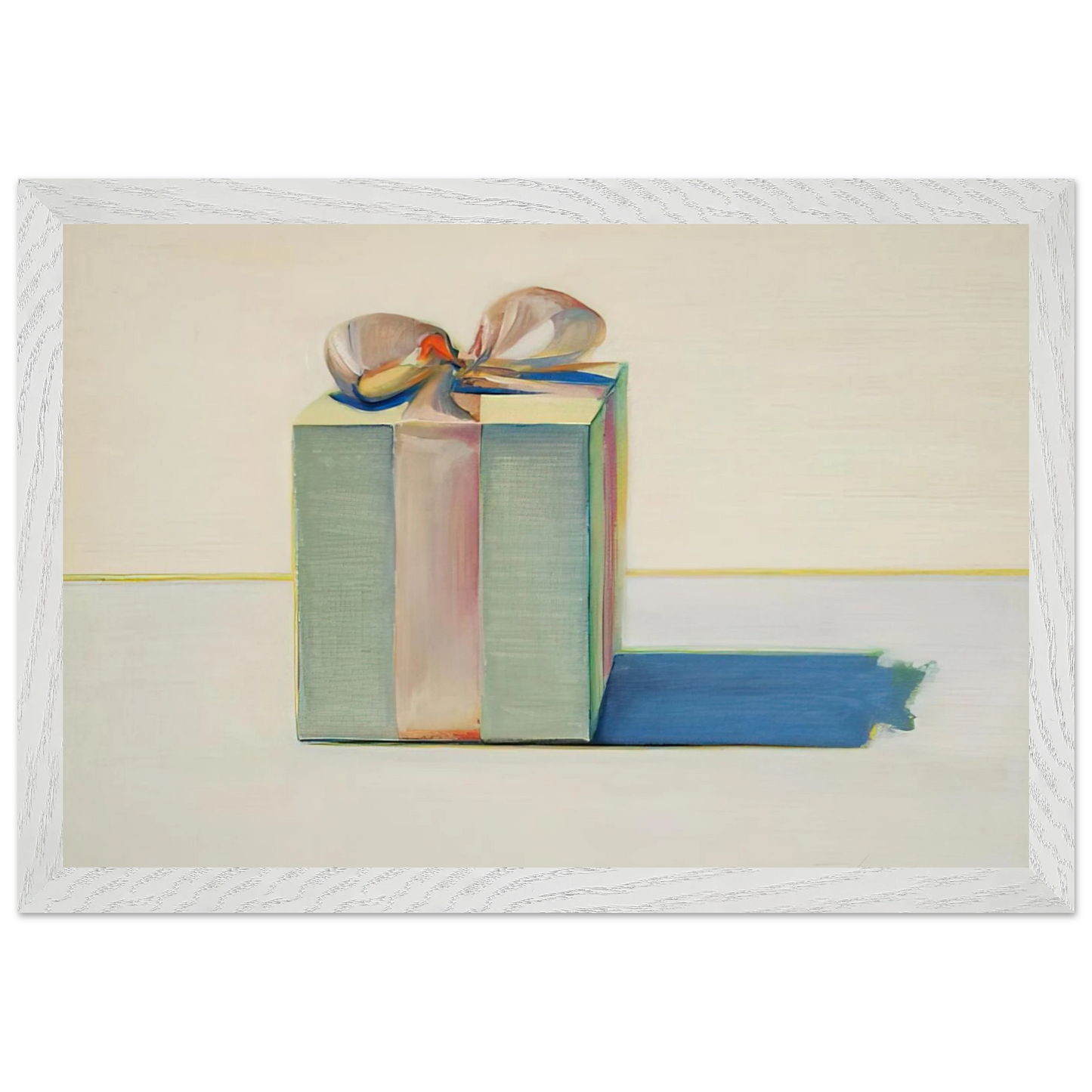 Wayne Thiebaud - Gift Box - 1971 Wall Art - 30x40 cm / 12x16 inches - Fine Art Poster-canvas - -