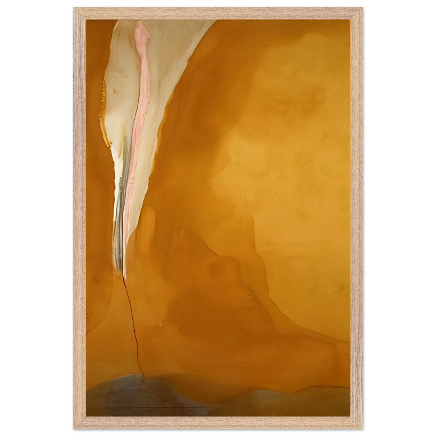 Helen Frankenthaler - Coral Wedge - 1972 Wall art - 70x100 cm / 28x40 inches - Fine Art Poster-canvas - -