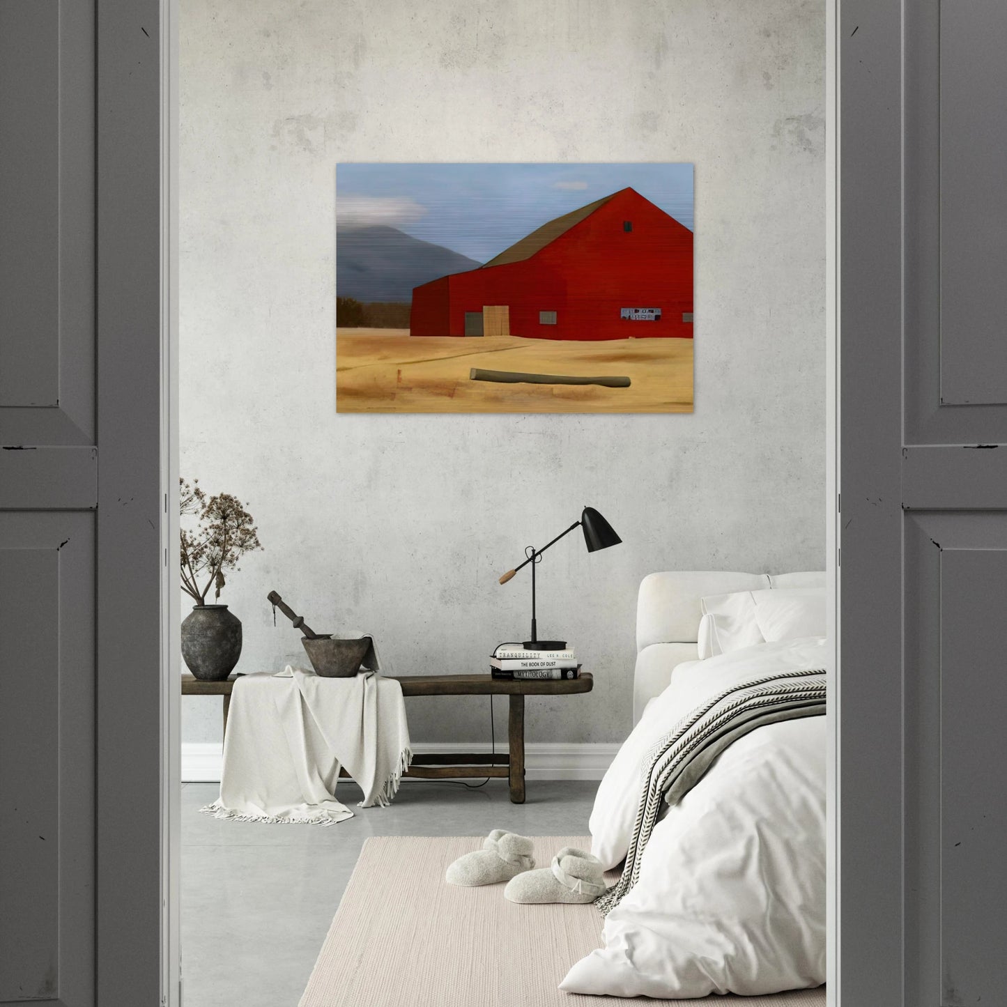 Orange no. 2 1939 - Precisionism - Ralston Crawford Brushed Aluminum Print - 70x100 cm / 28x40 inches | Ralston Crawford Aluminum Print | Ralston Crawford Prints