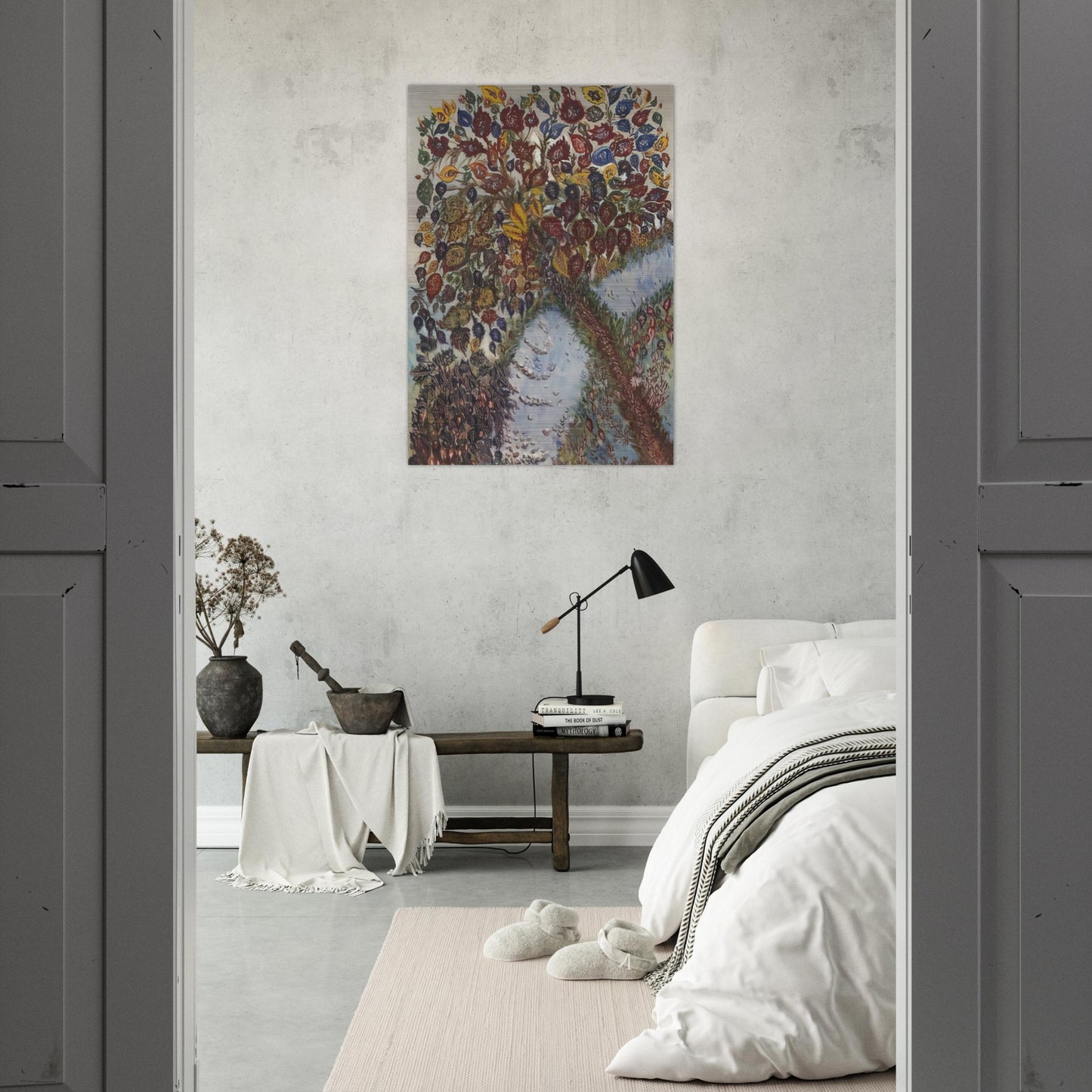 Tree or Paradise - 1925 - Seraphine Louis Brushed Aluminum Print - 70x100 cm / 28x40 inches | Seraphine Louis Aluminum Print | Seraphine Louis Prints