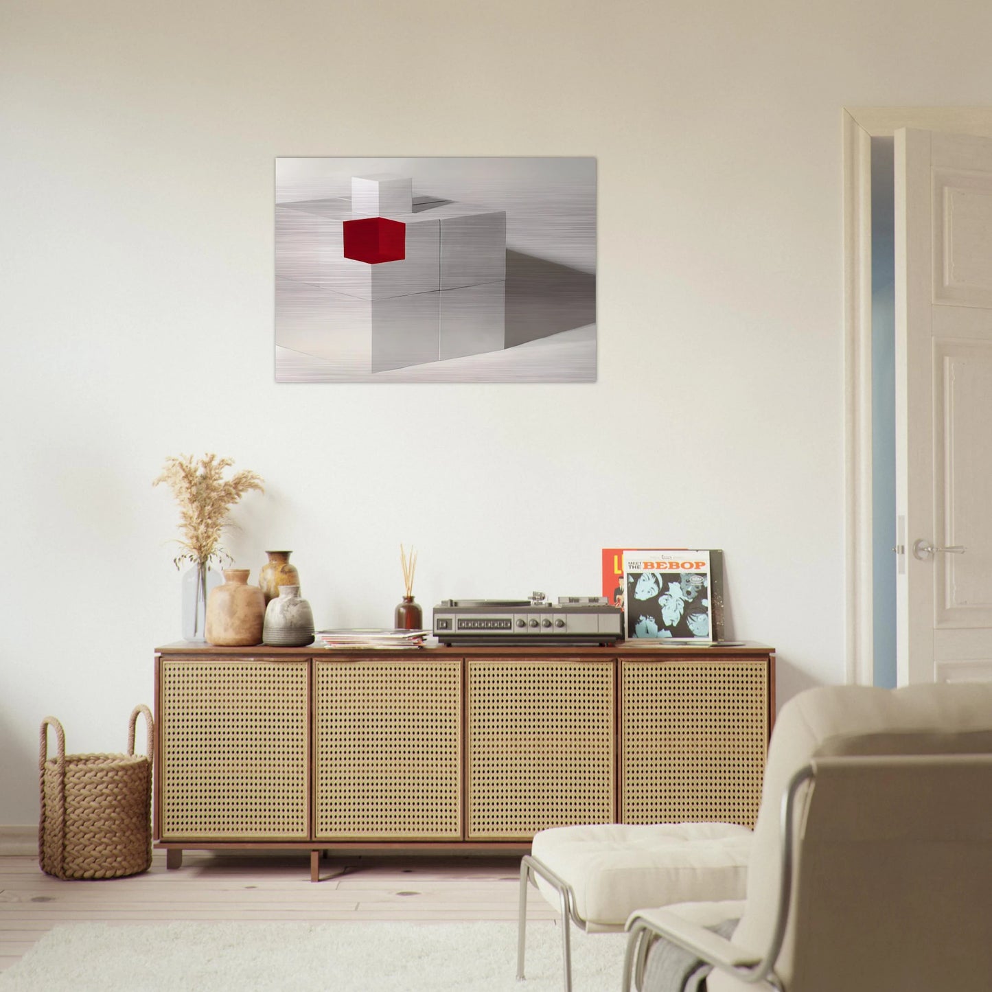 Eye of Guara. # 6 - 1983 - Lygia Pape Brushed Aluminum Print - 70x100 cm / 28x40 inches | Lygia Pape Aluminum Print | Lygia Pape Prints